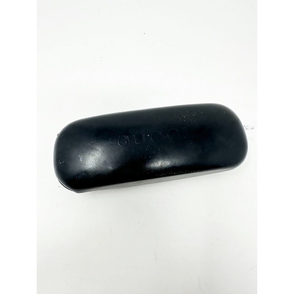 Gucci Sunglasses Eye Glasses Hard Case Only Leather Rectangular Clam Shell